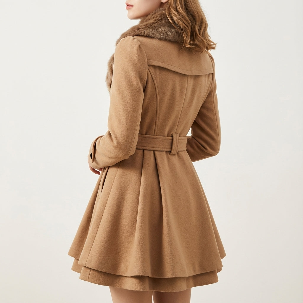 Damenmantel klassisch Zweireiher