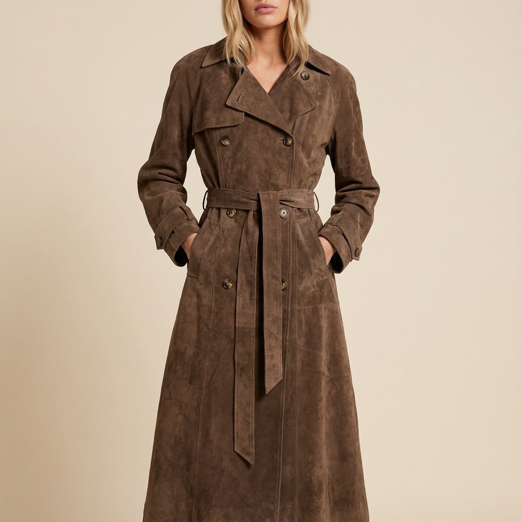 Damenjacke Winter Wildlederoptik