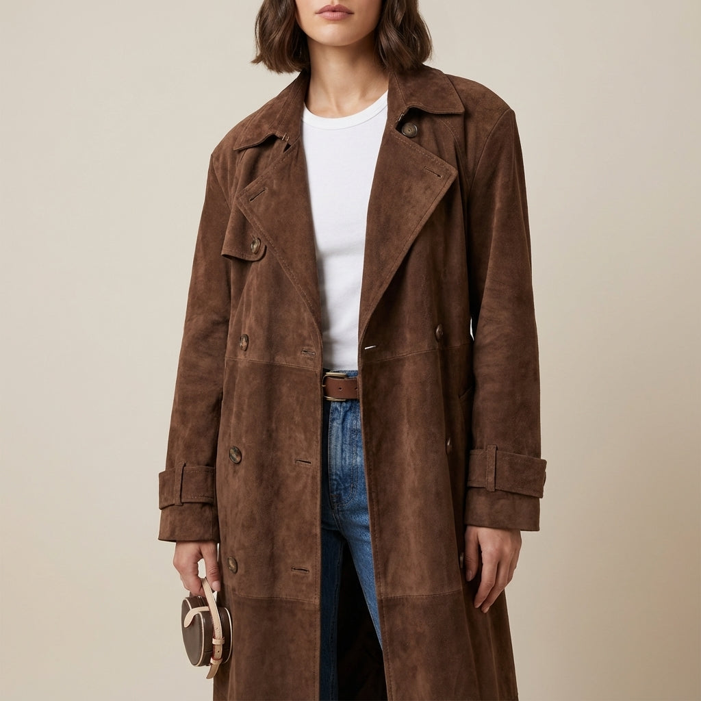 Damenjacke Winter Wildlederoptik