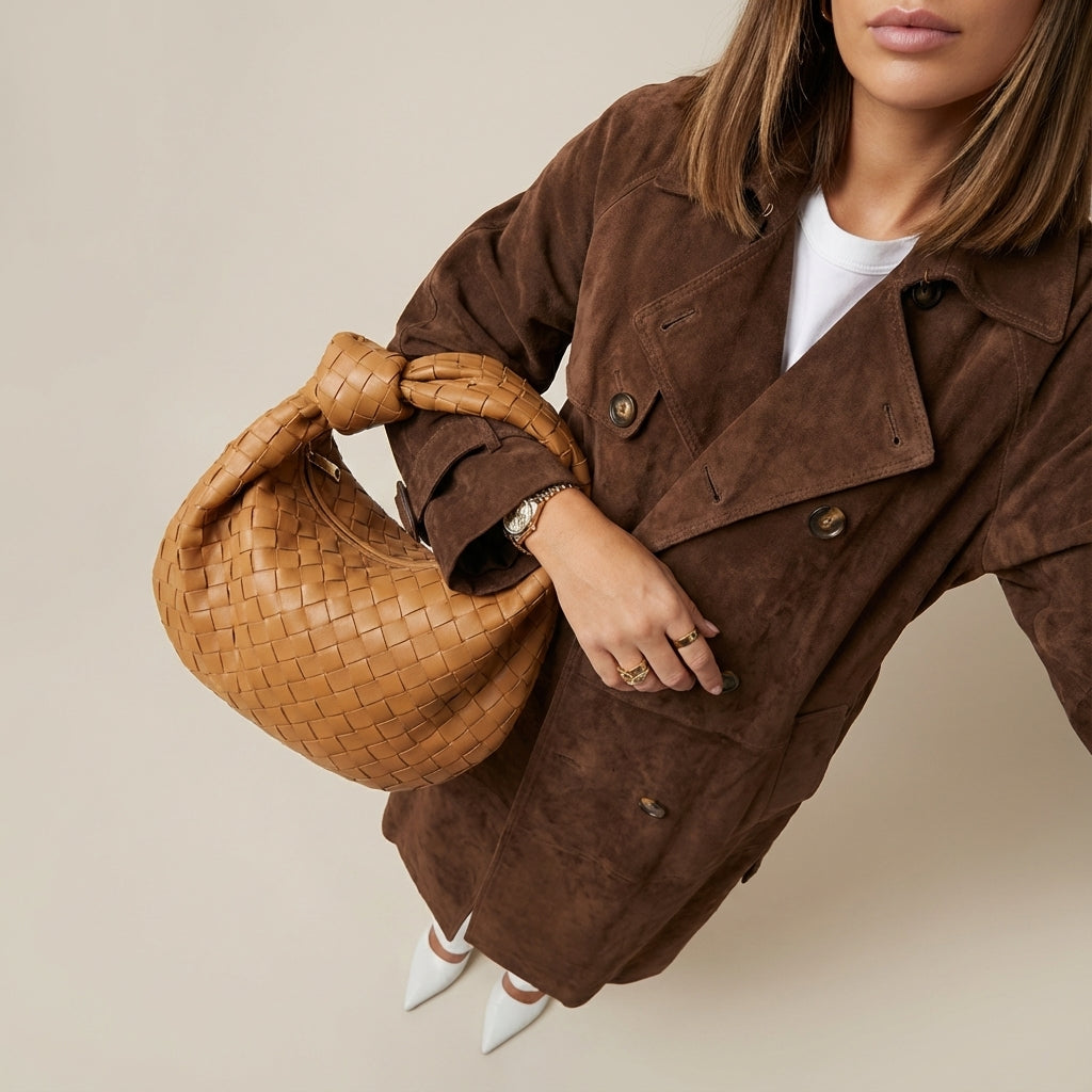 Damenjacke Winter Wildlederoptik