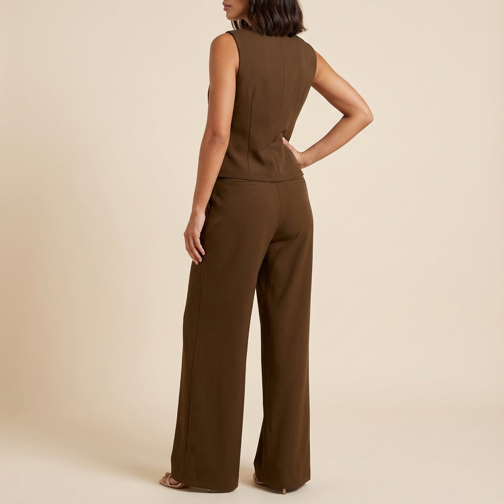 Damenanzug zweiteilig klassischer Schnitt tailliert