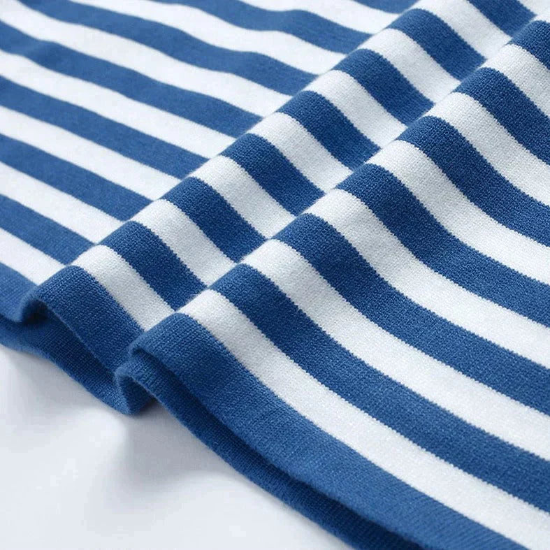 Marielle Gestreiftes Baumwollshirt