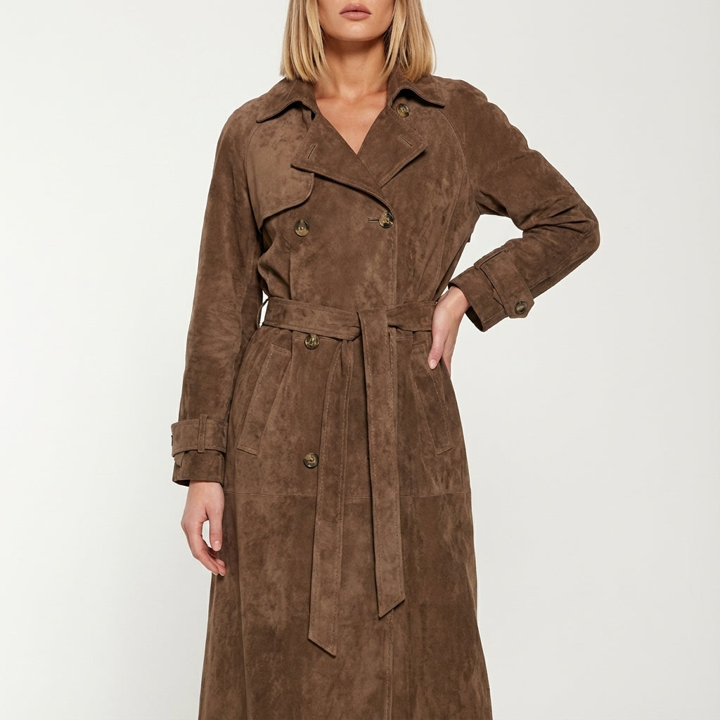 Damenjacke Winter Wildlederoptik