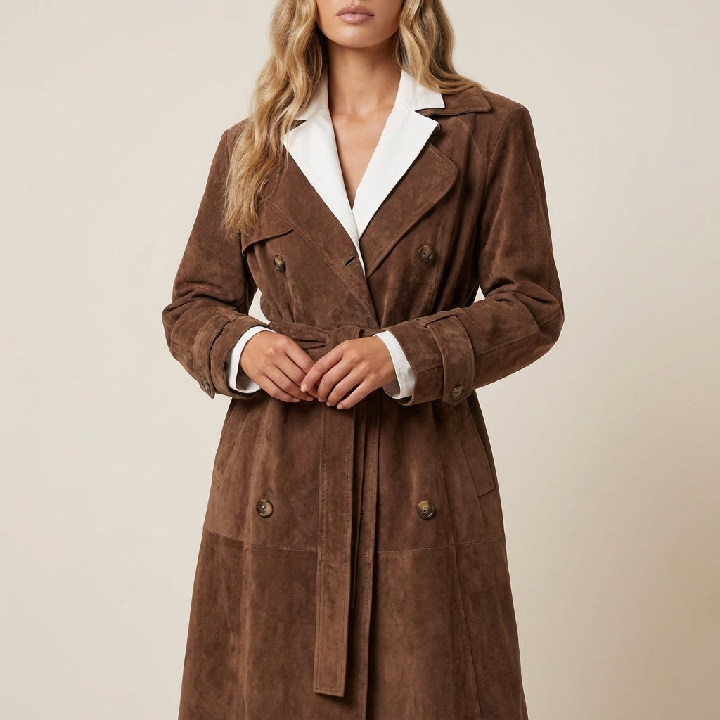 Damenjacke Winter Wildlederoptik