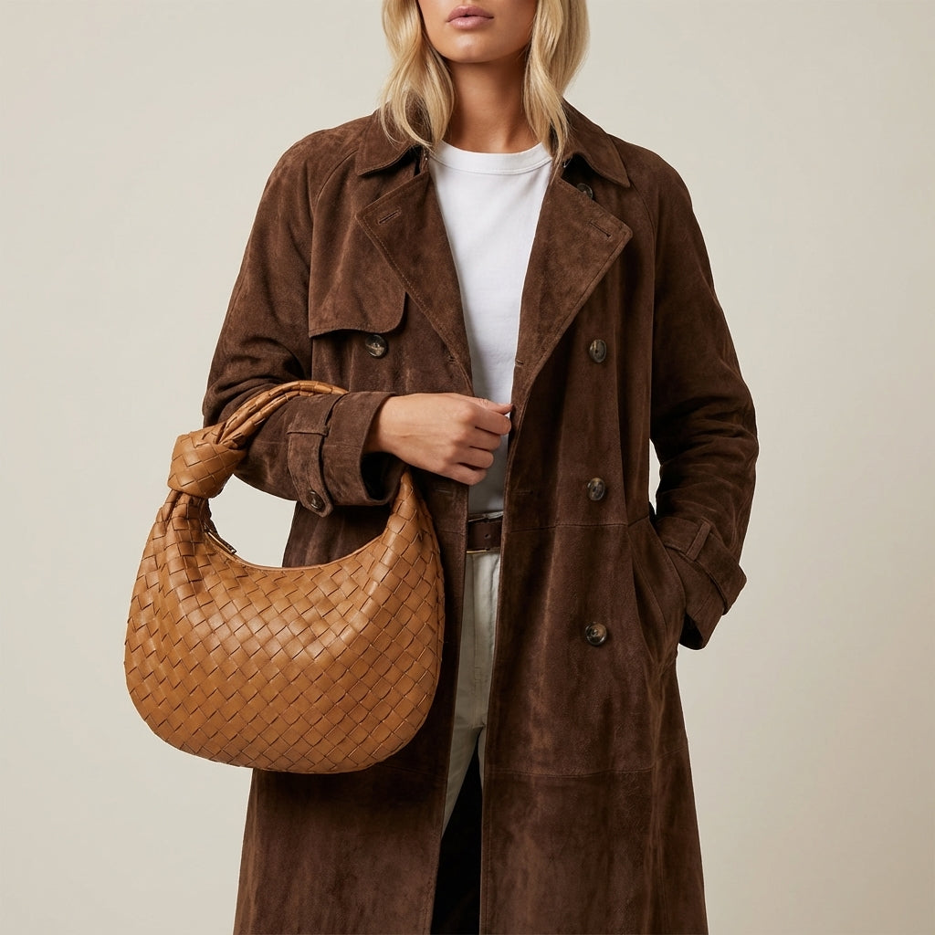 Damenjacke Winter Wildlederoptik