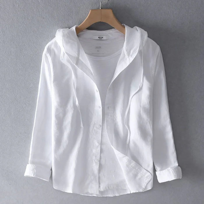 Aurel Premium Leinen-Hoodie