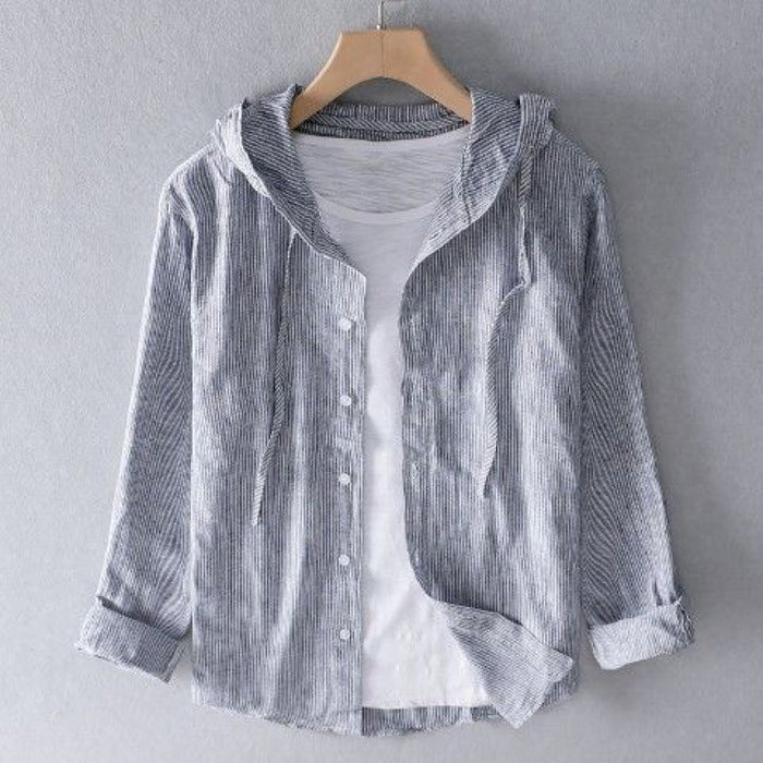 Aurel Premium Leinen-Hoodie