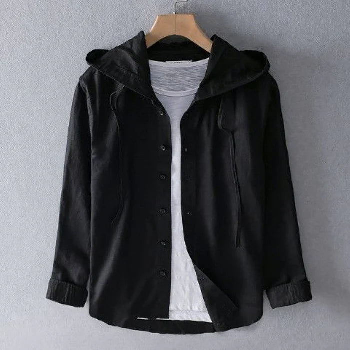 Aurel Premium Leinen-Hoodie