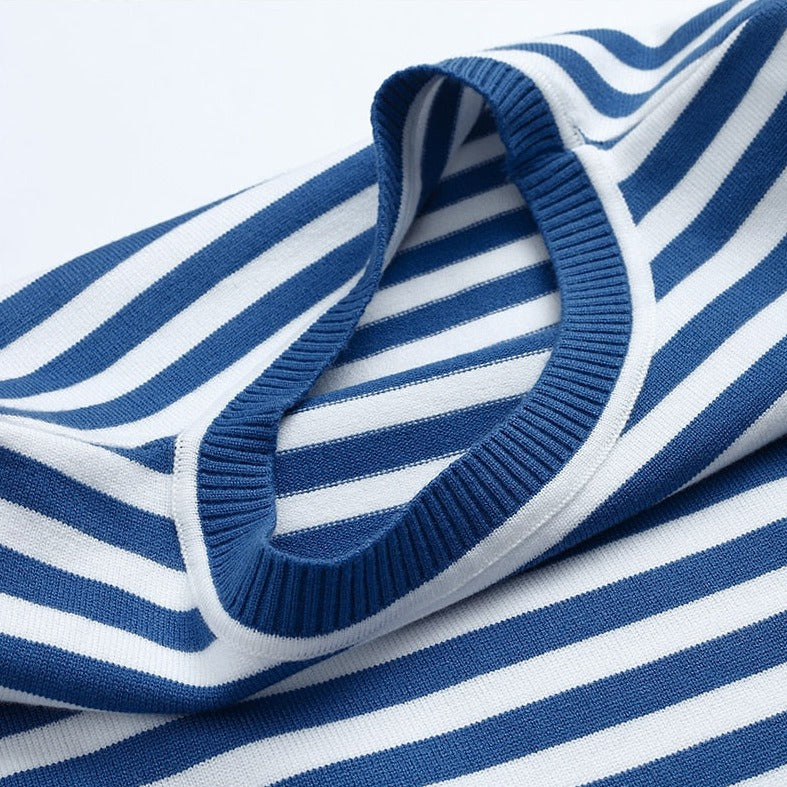 Marielle Gestreiftes Baumwollshirt