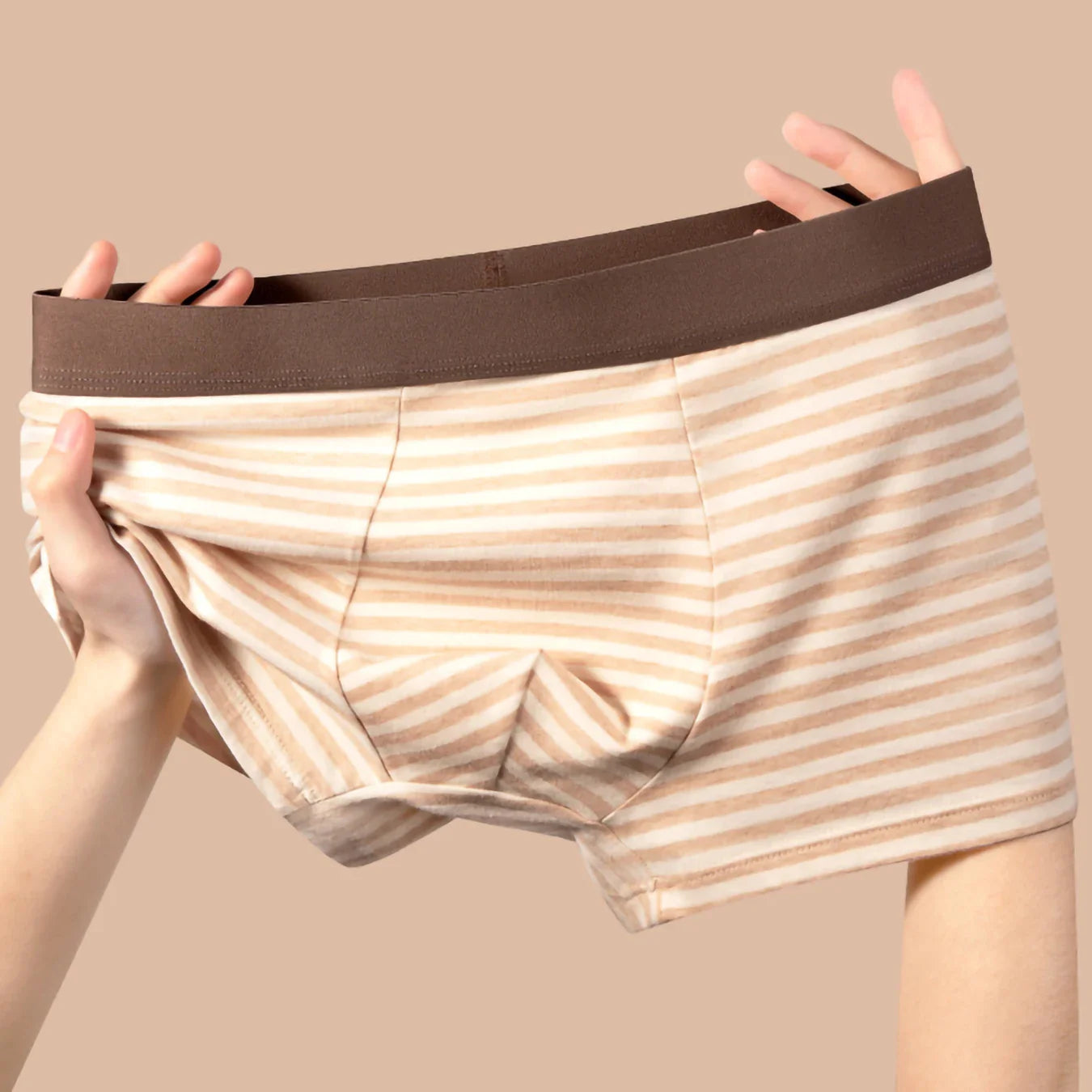 Heritage-Streifen Bio-Baumwoll-Boxershorts